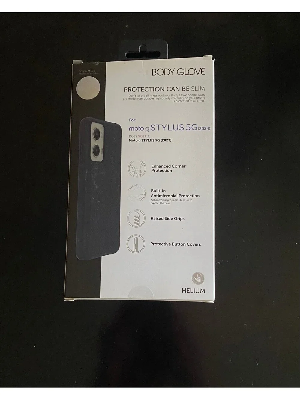 Body Glove Case for Moto g Play 2024 Black